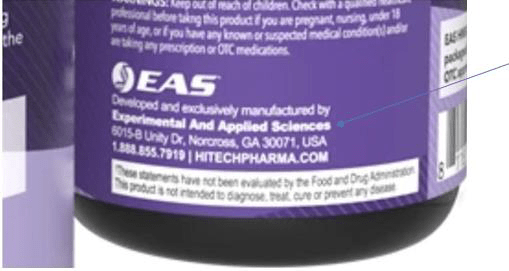 EAS label